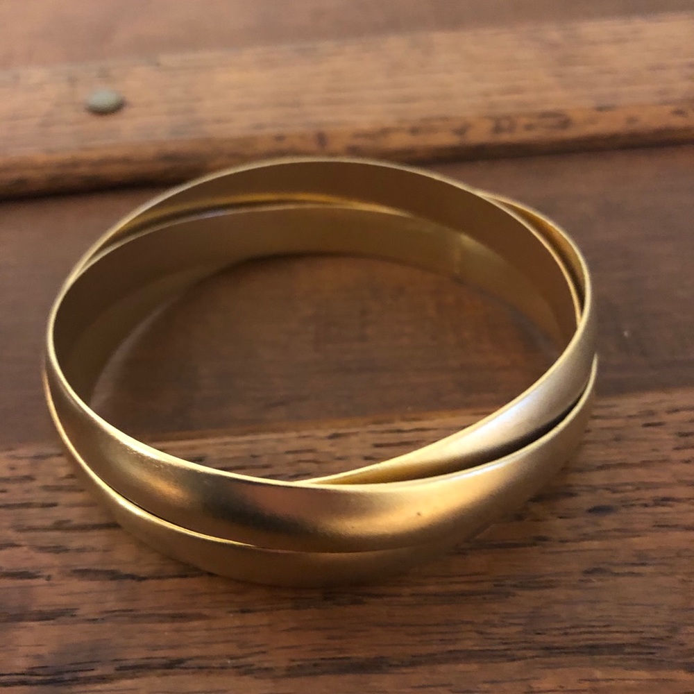 Gold Colored Bangle Bracelet